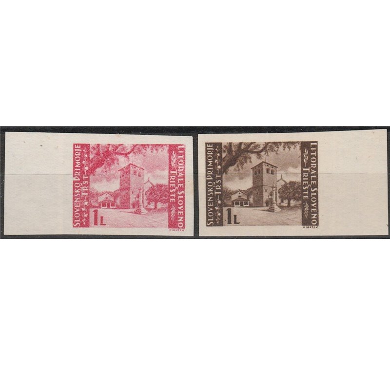 1946 - Istria e Litorale Sloveno Cattedrale di San Giusto, la serie. Cat. € 240 (**)