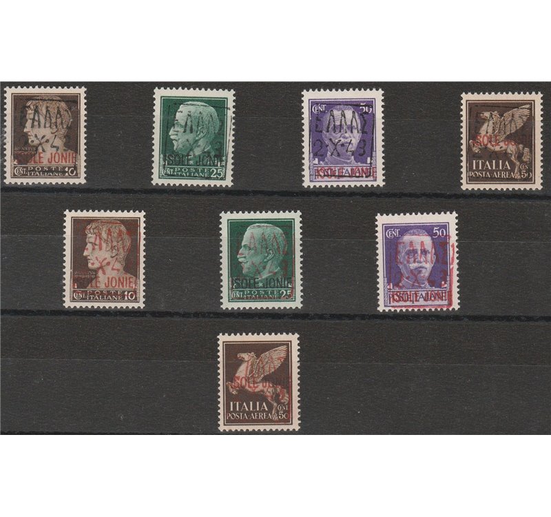 1943 - Zante Amm. Civile Greca l'emissione completa Cat. € 2845 (**)