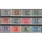 Colonie Italiane 1932 - Emissioni Generali Dante Alighieri, la serie. Cat. €125 (**)