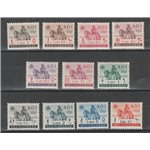 1942 - Colonie Italiane A.O.I.  Cacciatore di Leoni, la serie non emessa. Cat. € 100 (**)