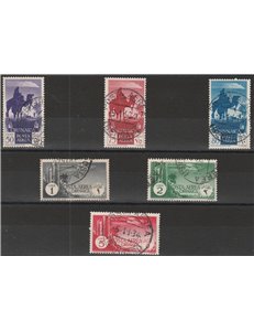 1932 - Colonie Italiane Cirenaica Soggetti Vari, la serie. Cat. € 130 (U)