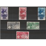 1932 - Colonie Italiane Cirenaica Soggetti Vari, la serie. Cat. € 130 (U)