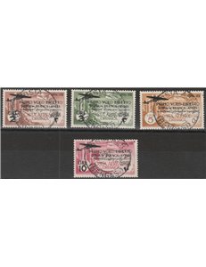 1934 - Colonie Italiane Cirenaica Roma-Buenos Aires, la serie Catalogo € 550 (U)