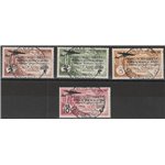1934 - Colonie Italiane Cirenaica Roma-Buenos Aires, la serie Catalogo € 550 (U)
