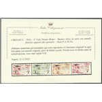 1934 - Colonie Italiane Cirenaica Roma-Buenos Aires, la serie Catalogo € 550 (U)