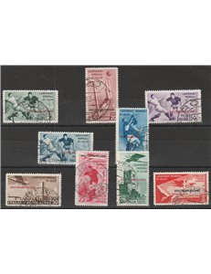 1934 - Colonie Italiane Egeo Calcio, la serie Catalogo € 2000 (U)