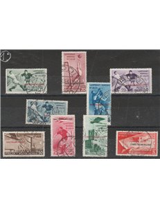 1934 - Colonie Italiane Egeo Calcio, la serie Catal. € 2000 (U)