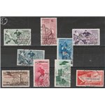 1934 - Colonie Italiane Egeo Calcio, la serie Catal. € 2000 (U)