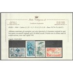1934 - Colonie Italiane Egeo Calcio, la serie Catal. € 2000 (U)