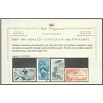 1934 - Colonie Italiane Egeo Calcio, la serie. Cat. € 2000 (U)