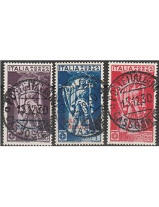 1930 - Colonie Italiane Egeo Ferrucci, la serie. Cat. €240 (U)
