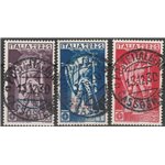 1930 - Colonie Italiane Egeo Ferrucci, la serie. Cat. €240 (U)
