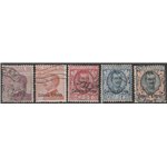 1928-1929 - Colonie Italiane Eritrea Francobolli d'Italia del 1926 con sovr. "Colonia Eritrea" Cat. € 650 (U)