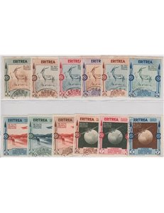 1934 - Colonie Italiane Eritrea Mostra d'Arte Coloniale, la serie. Cat. € 450 (U)