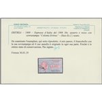 1907-1921 - Colonie Italiane Eritrea Ex d'Italia del 1903-1920 con sovr. "Colonia Eritrea" Cert.: Biondi. Cat. € 450 (U)