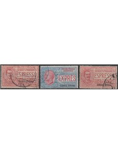 1907-1921 - Colonie Italiane Eritrea Ex d'Italia del 1903-1920 con sovr. "Colonia Eritrea" Cat. € 450 (U)