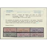 1927-1937 - Colonie Italiane Eritrea Pacchi di Regno con sovrastampa "ERITREA" Cat. € 10.000 (**)