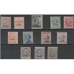 1912-1916 - Colonie Italiane Libia Francobolli del Regno con sovr. "Libia" Cat. € 4000 (**)
