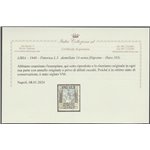 1940 - Colonie Italiane Libia Pittorica L. 5 senza filigrana Cat. € 350 (U)
