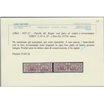 1927-1937 - Colonie Italiane Libia Pacchi del Regno con sovrastampa "LIBIA" Cat. € 3000 (**)