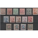 1925 - Colonie Italiane Oltre Giuba Francobolli del Regno con sovr. "OLTRE GIUBA" Cat. € 2000 (**)
