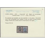 1925 - Colonie Italiane Oltre Giuba Francobolli del Regno con sovr. "OLTRE GIUBA" Cat. € 2000 (**)