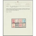 1923 - Colonie Italiane Saseno Francobolli d'Italia del 1901-1922 con sovrastampa "SASENO" la serie. Cat. € 1750 (**)