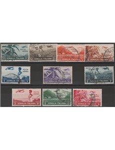 1936 - Colonie Italiane Somalia Soggetti Vari, la serie Catal. €120 (U)