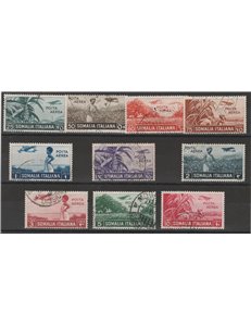 1936 - Colonie Italiane Somalia Soggetti Vari, la serie Catalogo €120 (U)