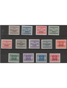 1934 - Colonie Italiane Somalia Segnatasse del Regno con sovr. "SOMALIA ITALIANA" Cat. € 1350 (**)