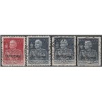1925-1926 - Colonie Italiane Tripolitania Giubileo, la serie nelle due dentellature senza 1,25 Dent. 11 Cat. € 200 (U)
