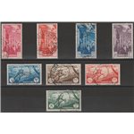1931-1932 - Colonie Italiane Tripolitania Soggetti Africani, la serie. Cat. € 160 (U)
