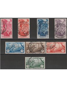 1931-1932 - Colonie Italiane Tripolitania Soggetti Africani, la serie Catalogo € 160 (U)