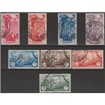 1931-1932 - Colonie Italiane Tripolitania Soggetti Africani, la serie Catalogo € 160 (U)