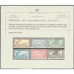 1933 - Colonie Italiane Tripolitania Crociera Zeppelin, la serie. Cat. € 325 (**)