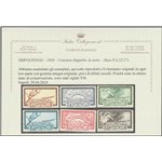 1933 - Colonie Italiane Tripolitania Zeppelin, la serie. Cat. € 325 (**)