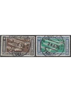 1933 - Colonie Italiane Tripolitania Crociera Balbo, la serie. Cat. € 1750 (U)