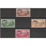 1934 - Colonie Italiane Tripolitania Primo Volo Roma - Buenos Aires, la serie Catalogo € 85 (**)