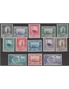 1950 - Somalia AFIS Soggetti Africani, la serie. Cat. € 215 (**)