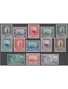 1950 - Somalia A.F.I.S. Soggetti Africani, la serie. Cat. € 215 (**)