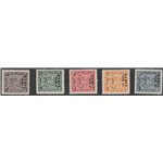 1951 - Libia per la Tripolitania Segnatasse sovrastampato in MAL, la serie. Cat. € 300 (**)