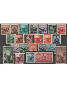 1945-1948 - Italia Repubblica Democratica, la serie. Cat. € 1350 (**)