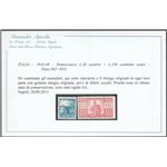1945-1948 - Italia Repubblica Democratica, la serie. Cat. € 1350 (**)