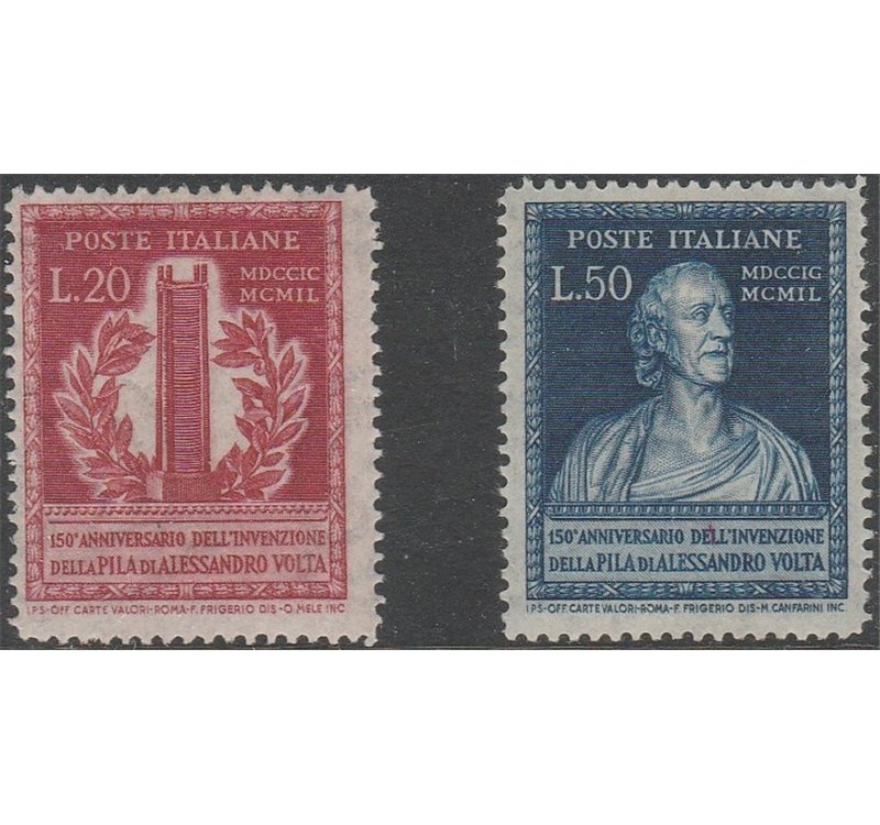 Italia 1949 - Volta, la serie. Cat. € 130 (**)