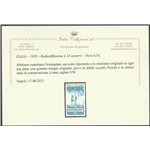 Italia 1950 - Radiodiffusione, la serie. Cert.: Italia Colleziona. Cat. € 260 (**)