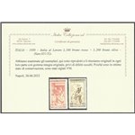 Italia 1950 - Italia al lavoro, la serie. Cert.: Italia Colleziona. Cat. € 260 (**)