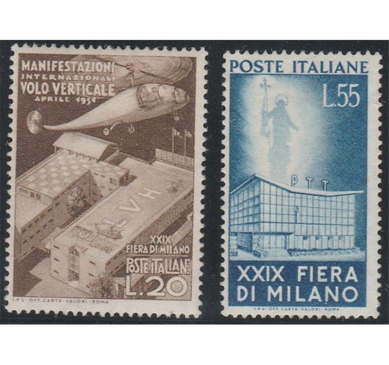Italia 1951 - Fiera di Milano, la serie. Cat. € 125 (**)