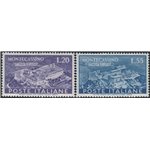 Italia 1951 - Montecassino, la serie. Cat. €110 (**)