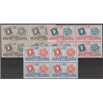 Italia 1951 - Sardegna, la serie in quartina Cat. € 105 (**)