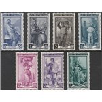 Italia 1955-1957 - Italia al Lavoro con fil. stelle Cat. € 150 (**)